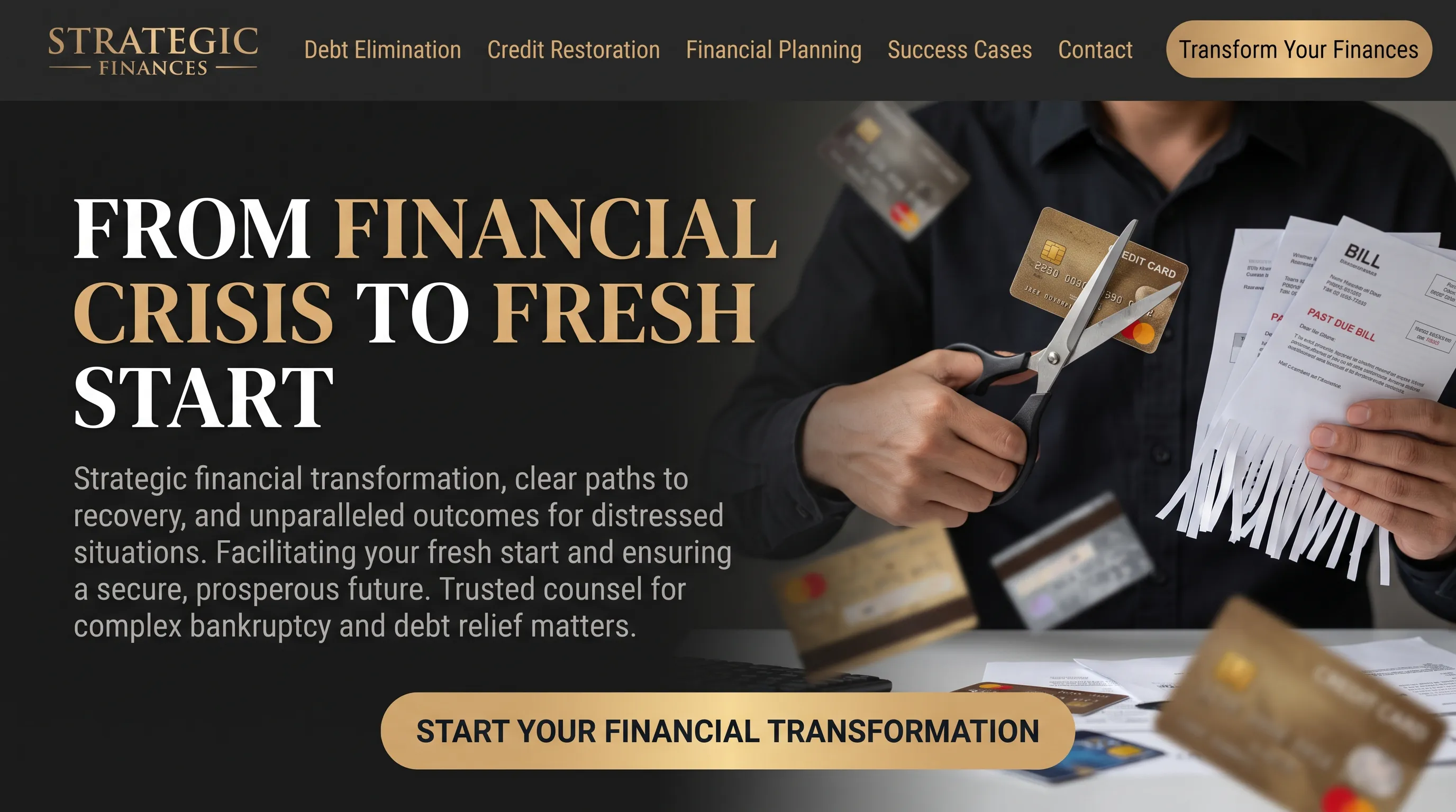 Professional Gold & Dark Design
