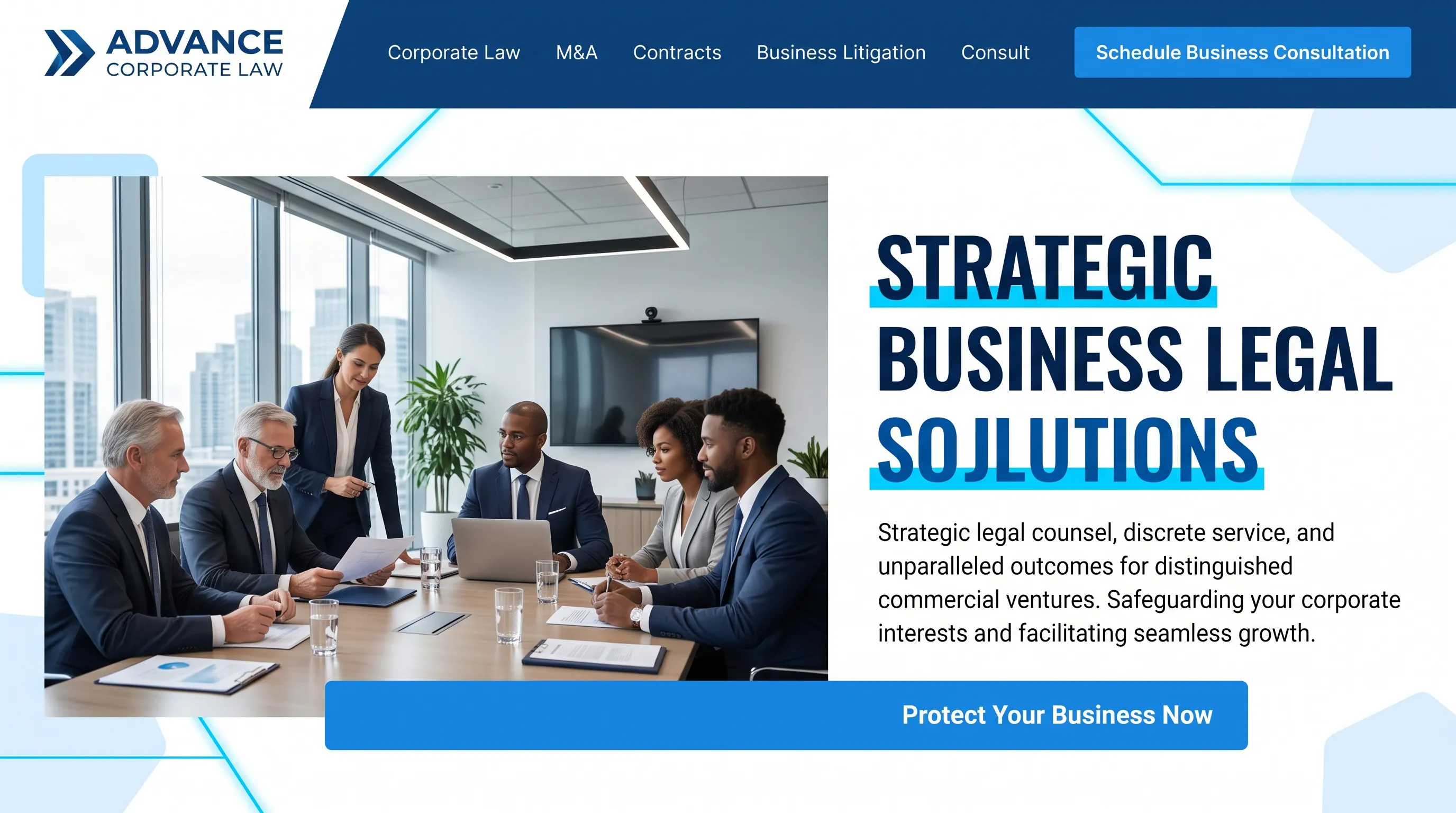 Professional Corporate Law Concept