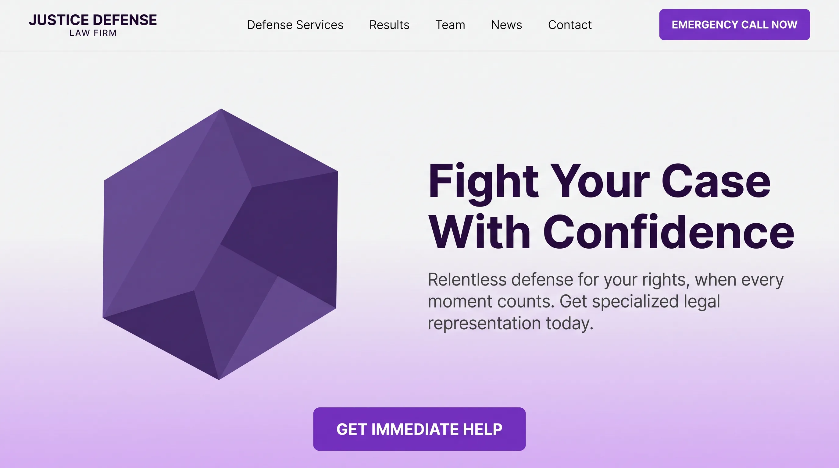 Modern Purple Geometric Design