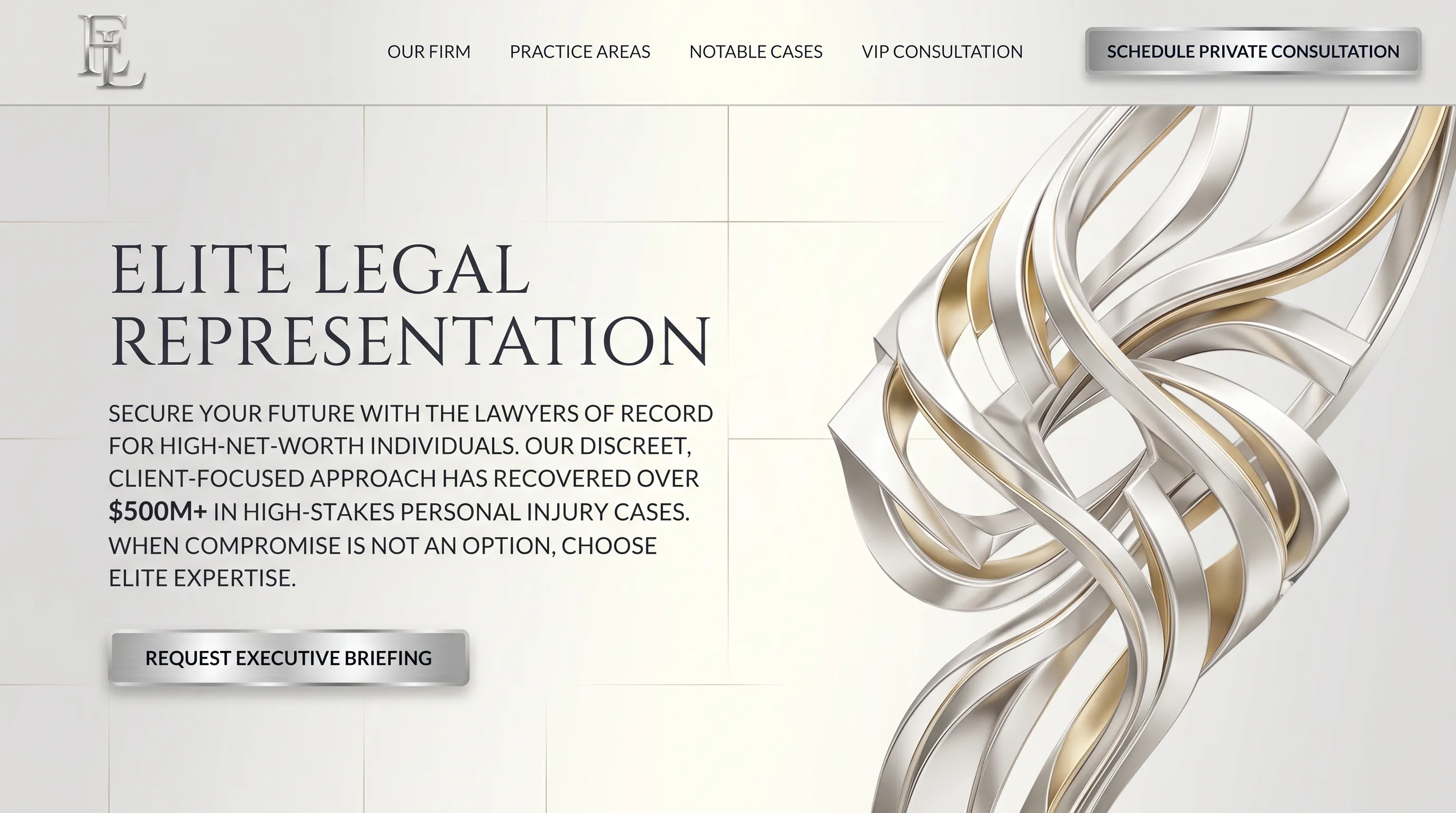 Luxury Light & Gold Design