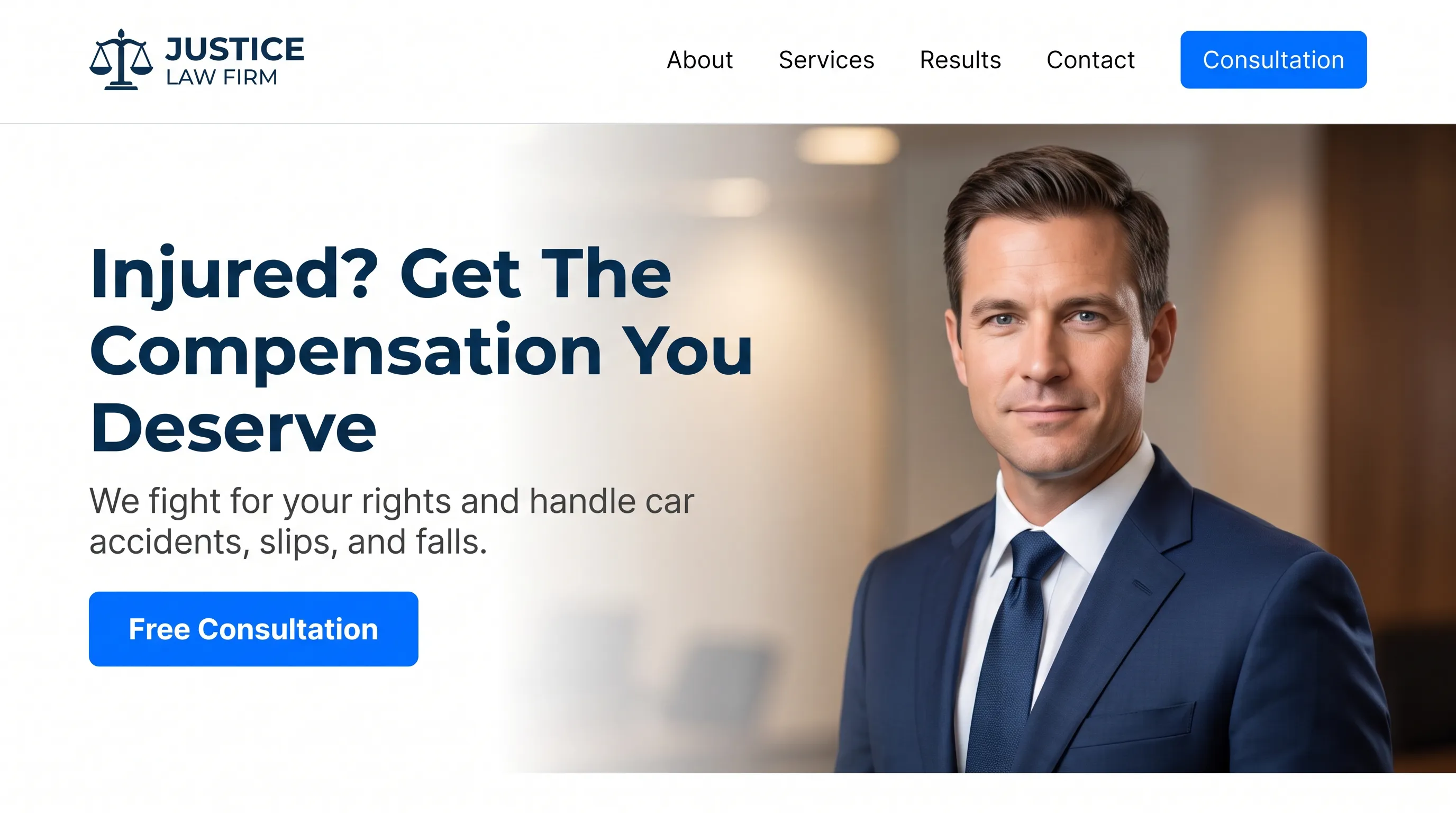 Professional Blue & Navy Design