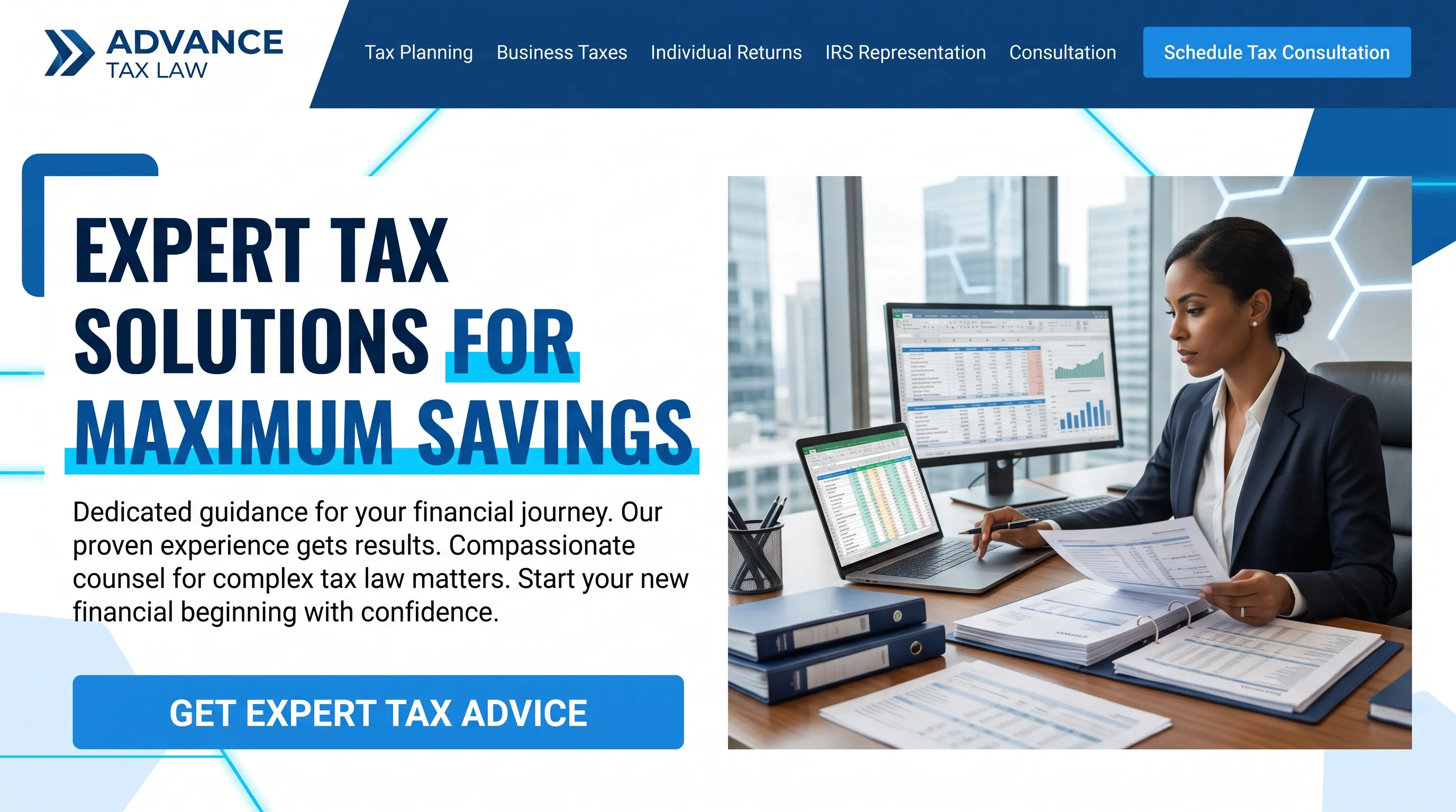 Modern Tax Planning Layout