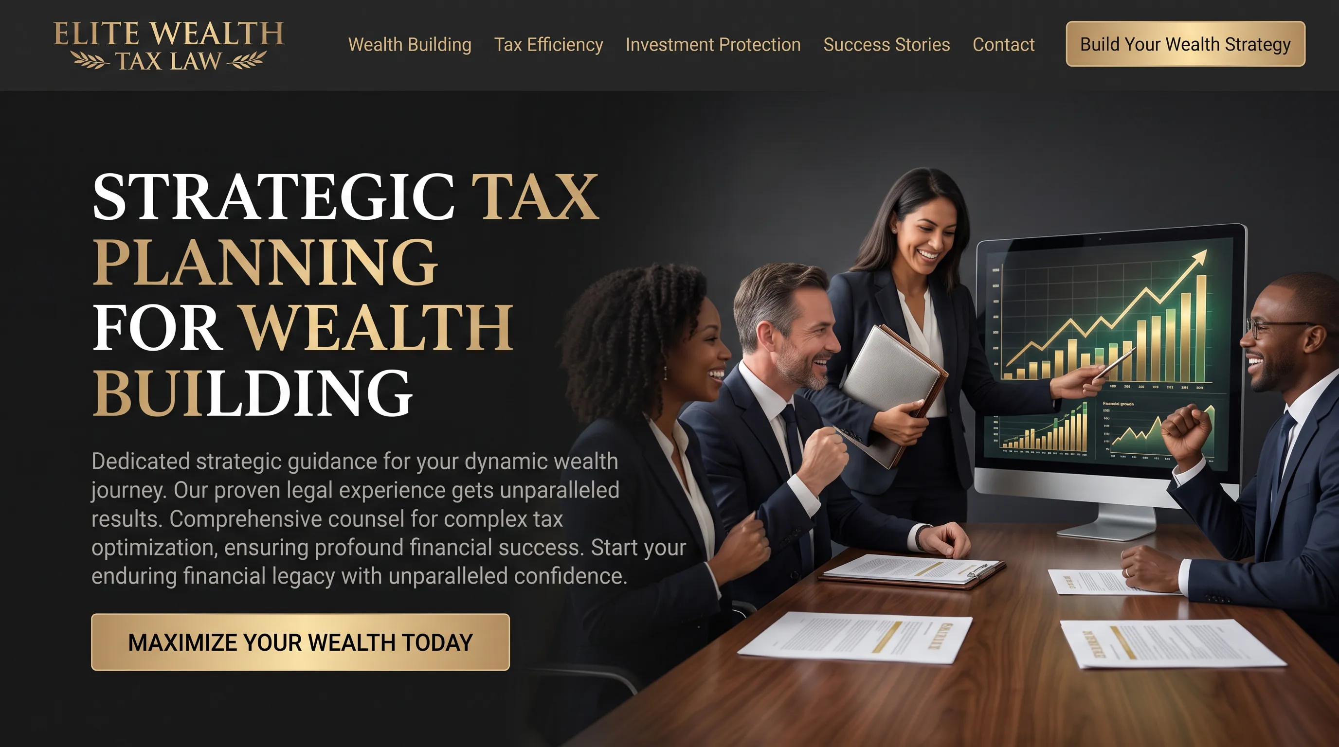 Responsive Tax Services Template